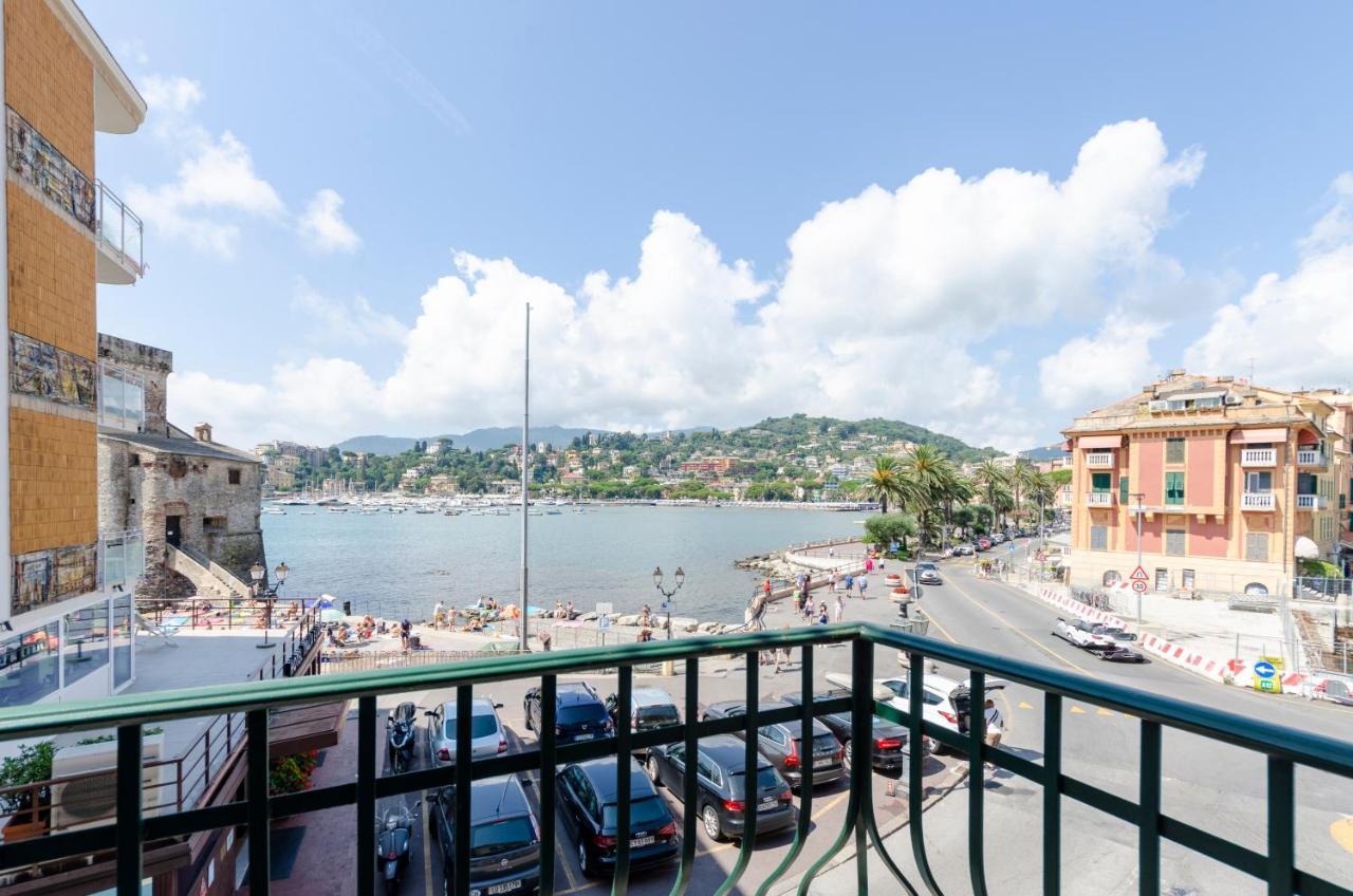 Alla Casa Rosa Al Mare, Central Seafront Stay With Free Private Garage, Air Conditionig, Wi-Fi, Ideal Choice For A Relaxing And Exciting Coastal Escape Rapallo Exteriér fotografie